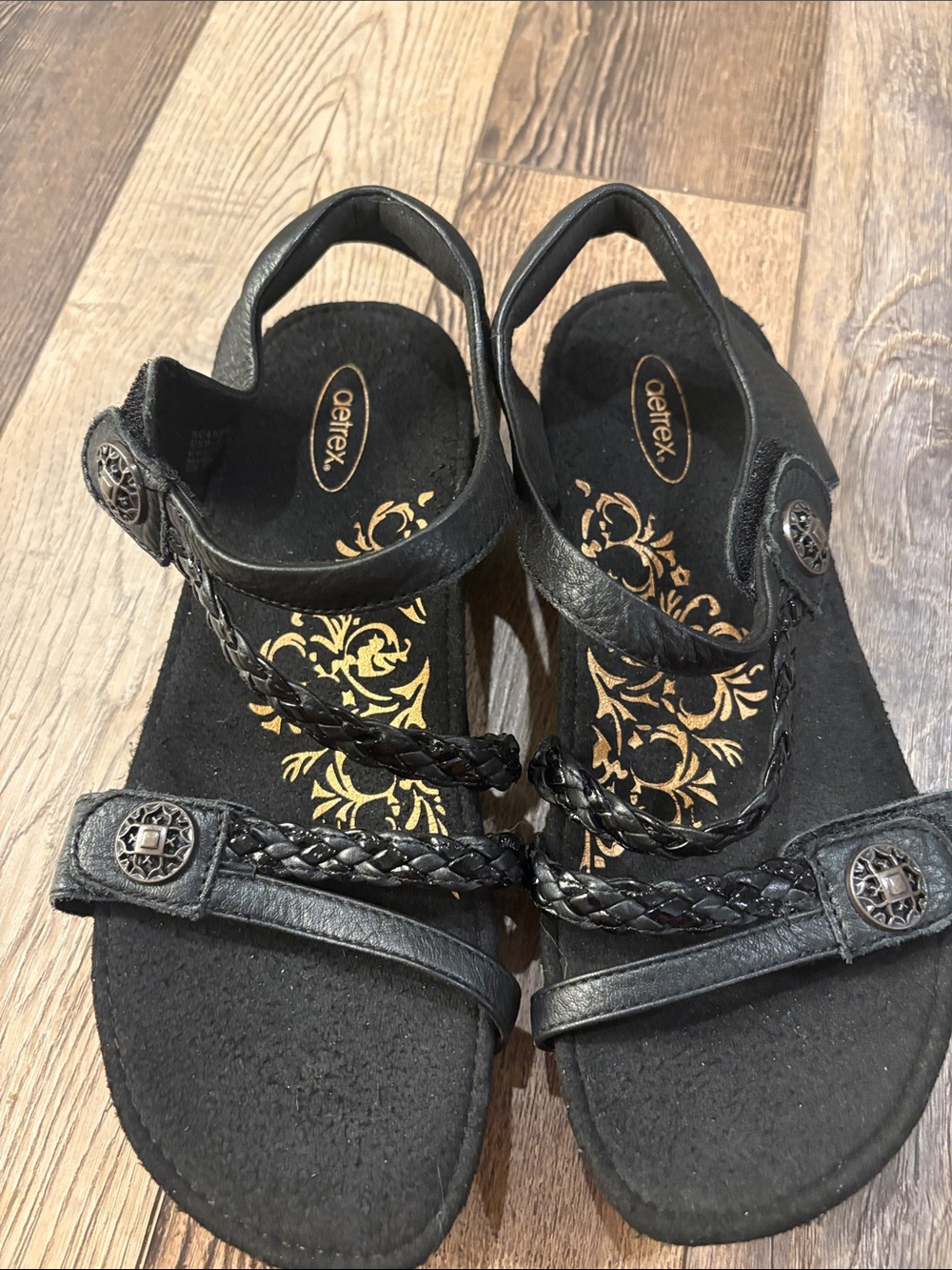 Jillian Braided Quarter Strap Black Women’s Sandal - Picture 4 of 7